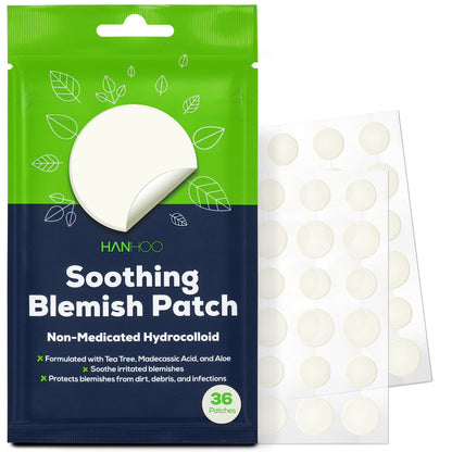 Soothing Aloe Acne Patch with Tea Tree Oil and Hydrocolloid - 36 Count