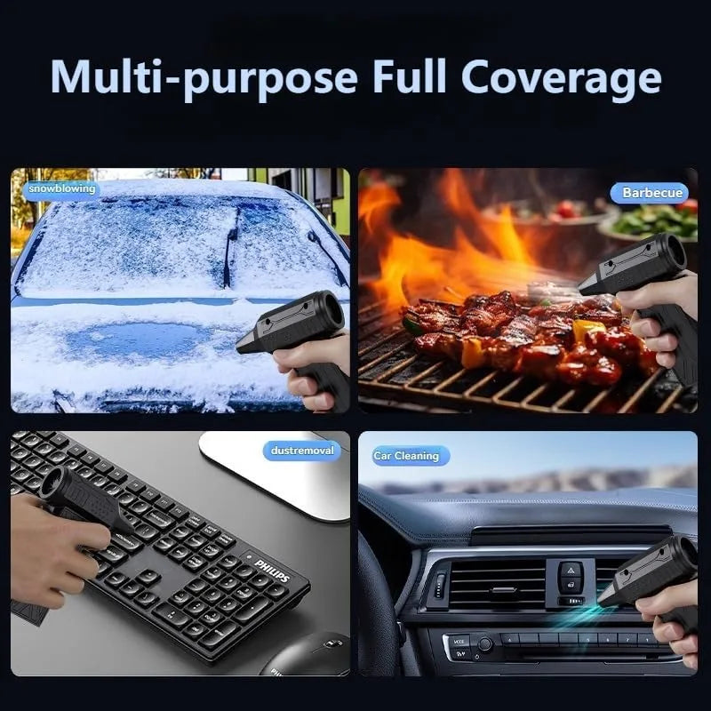 X6 Turbo Jet Blower 130000RPM Powerful Air Duster Blower Brushless Motor Turbo Fan Jet with Light Cleaning Air Puissant Tool